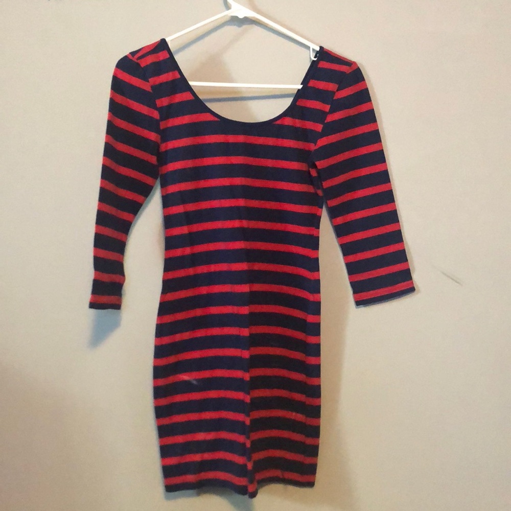 Red/blue dress